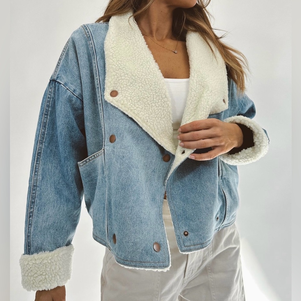 SHERPA DENIM JACKET